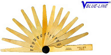 Щупы латунные 0,05-1,0 мм L=100 мм в наборе из 13 шт 