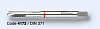 Метчики М3-М24 средние из HSSE  для сквозных отверстий (красное кольцо) Bohrcraft