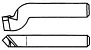 Резцы строгальные проходные изогнутые (φ=45˚)