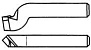 Резцы строгальные проходные прямые (φ=45˚) 