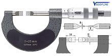 Микрометры от МК 25 - МК 150 гладкие для измерения канавок прецизионные Vogel