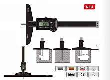 Штангенглубиномеры ШГЦ 200 - ШГЦ 800 с круглой штангой и со сменными колками Vogel