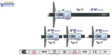 Штангенглубиномеры ШГЦ 150 - ШГЦ 300 стандартные Vogel