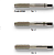 Метчики UNC №2 - 2' HSS к-т 3 шт и №1, 2, 3 серия 4104 Bohrcraft