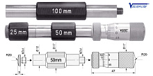 Нутромеры НМ 150 - НМ 1450 микрометрические твердосплавного исполнения Vogel
