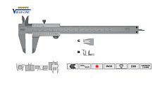 Штангенциркули ШЦ 1 150х0,02 и 200х0,02 Vogel