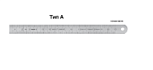 Линейки 100-6000 нержавеющие со считыванием слева направо тип А Vogel