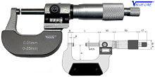 Микрометры МК 25 - МК 100 гладкие со счетчиком Vogel