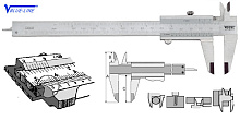 Штангенциркуль ШЦ 1 150 для левшей Vogel