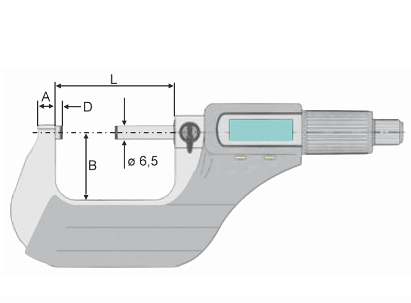 Микрометр МКЦ 25 - МКЦ 100 с IP 40 Vogel