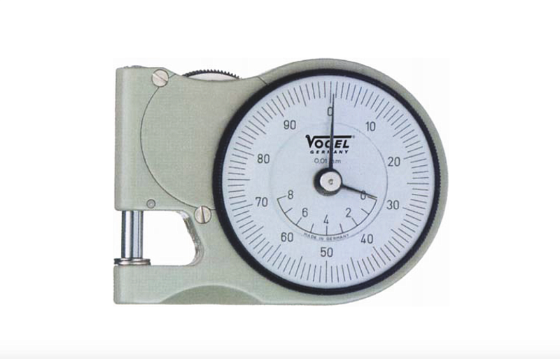 Толщиномеры от 0-8  мм с разными формами измерительных поверхностей Vogel