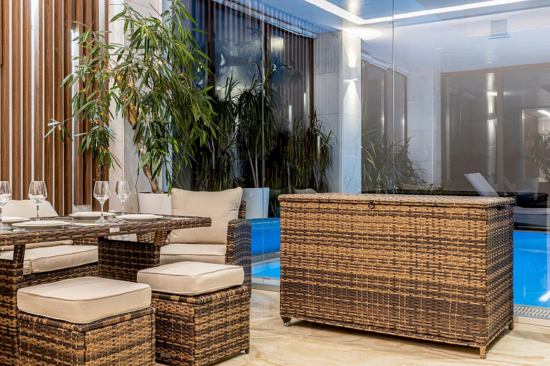 Сундук для хранения KARL 120 с колёсиками