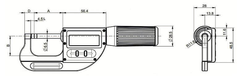 Микрометры МКЦ 30 - 161  Sylvac S_Mike IP 67 Vogel