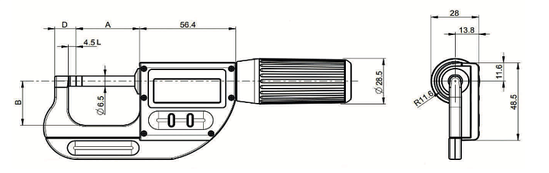 Микрометры МКЦ 30 - МКЦ 161 высококачественные Sylvac S_Mike IP 67 Vogel