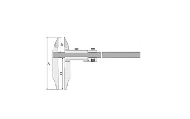 Штангенциркули ШЦ 2 200 - ШЦ 2 3500 двусторонние с винтом доводки Vogel