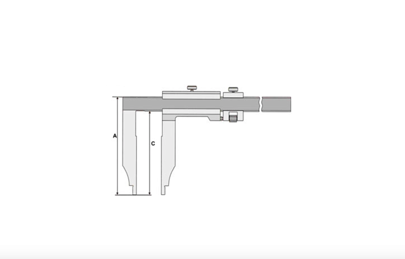 Штангенциркули ШЦ 3 200 - ШЦ 3 3000 односторонние с винтом доводки Vogel