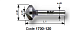 Зенковки Ø 6,3 -25 мм 120° HSS 1700-120 Bohrcraft