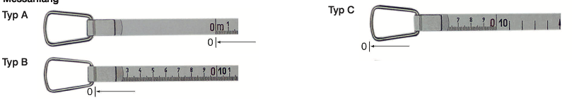 Мерная лента на раме с рукояткой Vogel