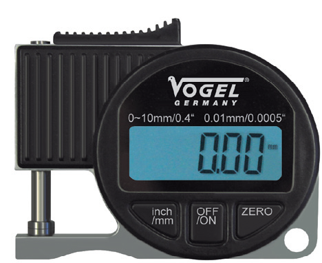Толщиномер 0-10x0,01 мм цифровой карманный Vogel